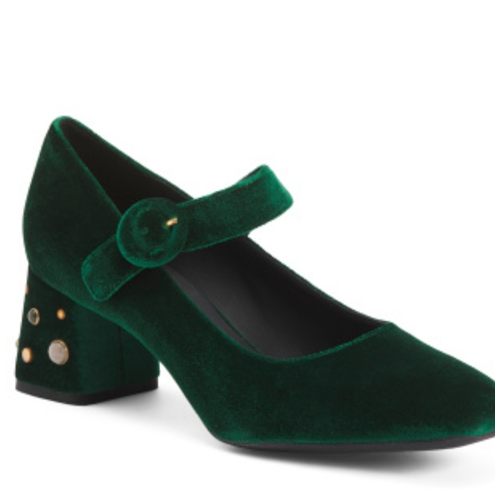 Geox mary jane faux suede heels 5